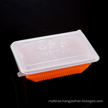 PP lunch box take away disposable biodegradable double stratified lunch box